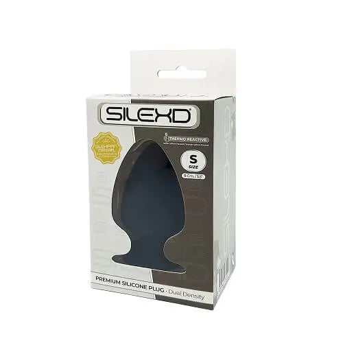 SilexD Dual Density Small Silicone Butt Plug 3.5 inches SilexD