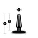 Anal Adventures Basic Plug Kit Black Blush Novelties