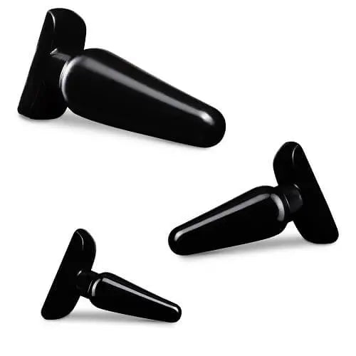 Anal Adventures Basic Plug Kit Black Blush Novelties