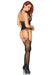 Leg Avenue Lace Suspender Bodystocking One Size Leg Avenue