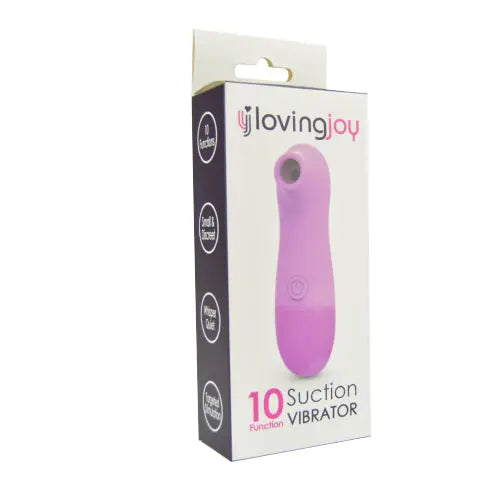 Loving Joy 10 Function Clitoral Suction Vibrator Pink Loving Joy