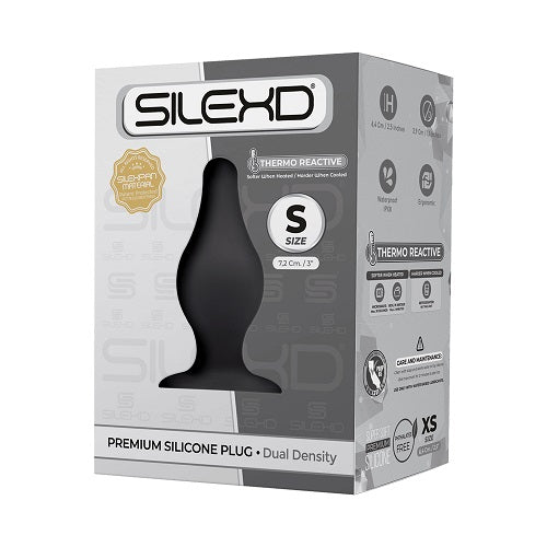 SilexD Dual Density Tapered Silicone Butt Plug Small Silexd