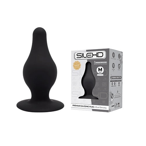 SilexD Dual Density Tapered Silicone Butt Plug Medium Silexd