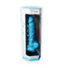 SilexD 7 inch Realistic Silicone Dual Density Dildo with Suction Cup and Balls Blue SilexD