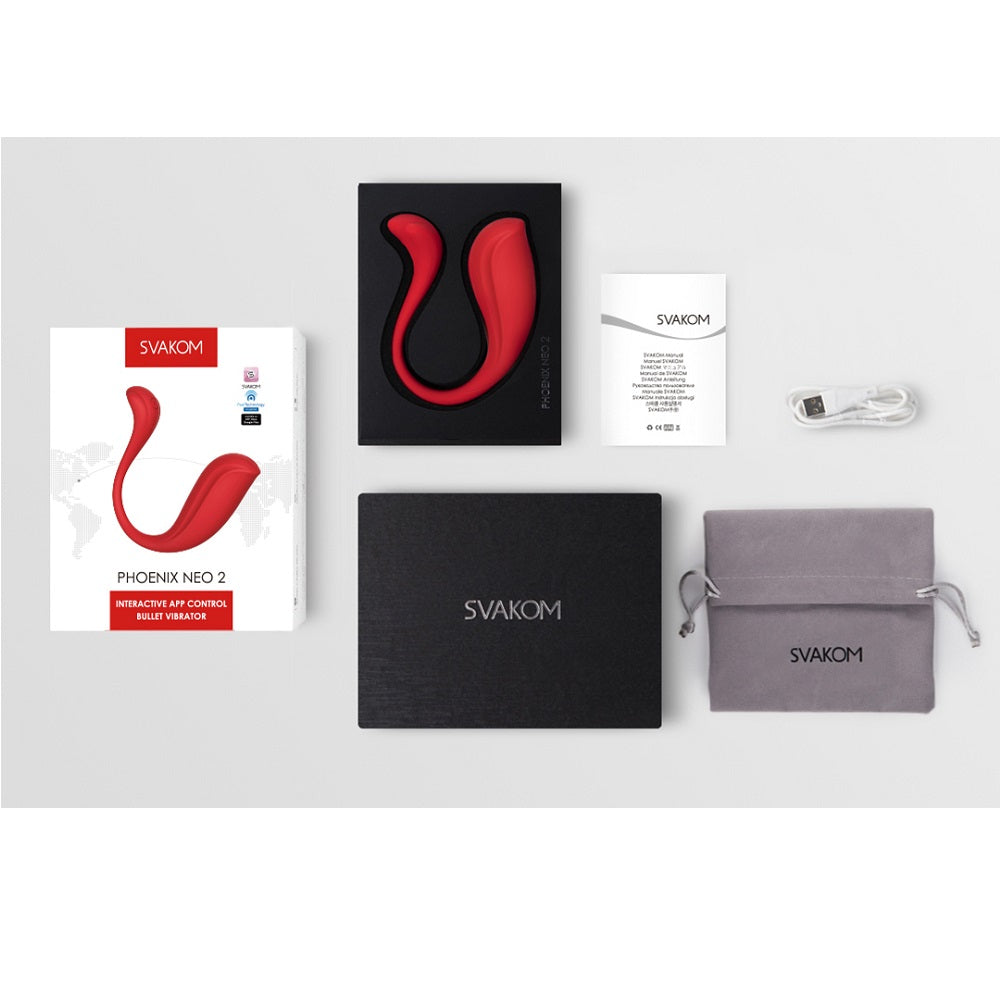 Svakom Phoenix Neo 2 Interactive App Controlled Vibrator Svakom