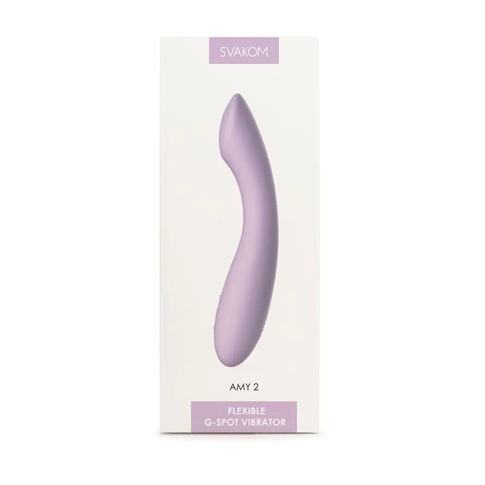 Svakom Amy 2 G-Spot and Clitoral Vibrator Lilac Svakom