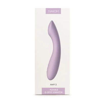 Svakom Amy 2 G-Spot and Clitoral Vibrator Lilac Svakom