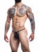 C4M L4CE G-String Black Small/Medium Cut 4 Men