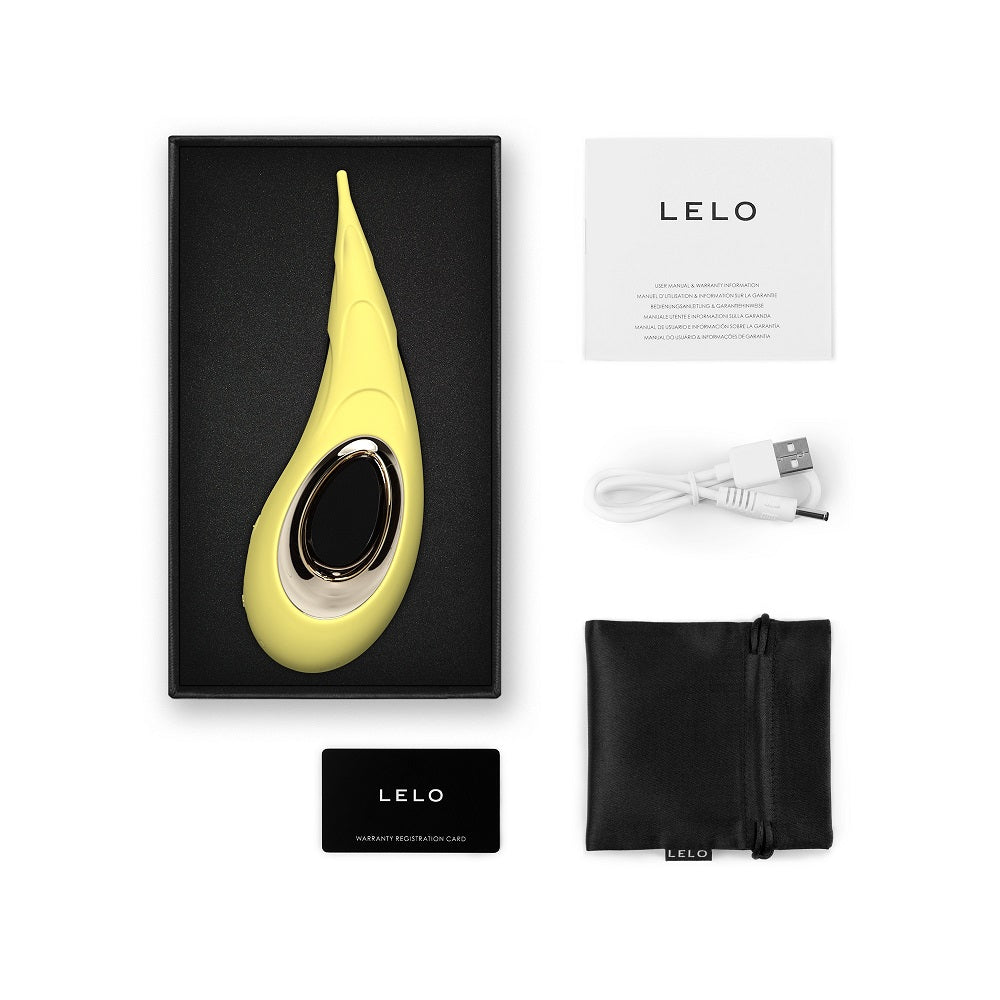 LELO Dot Cruise Clitoral Vibrator Lemon Sorbet LELO