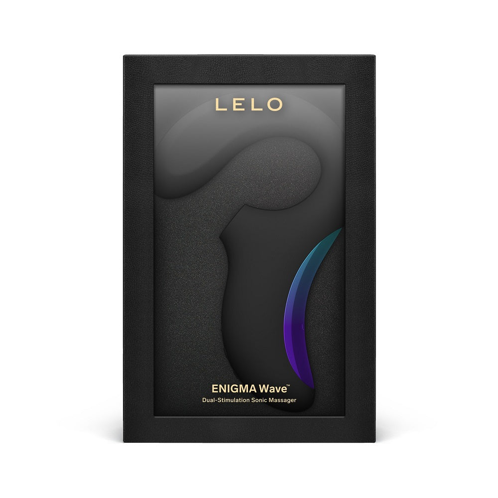 LELO Enigma Wave Dual Stimulation Sonic Massager Black LELO