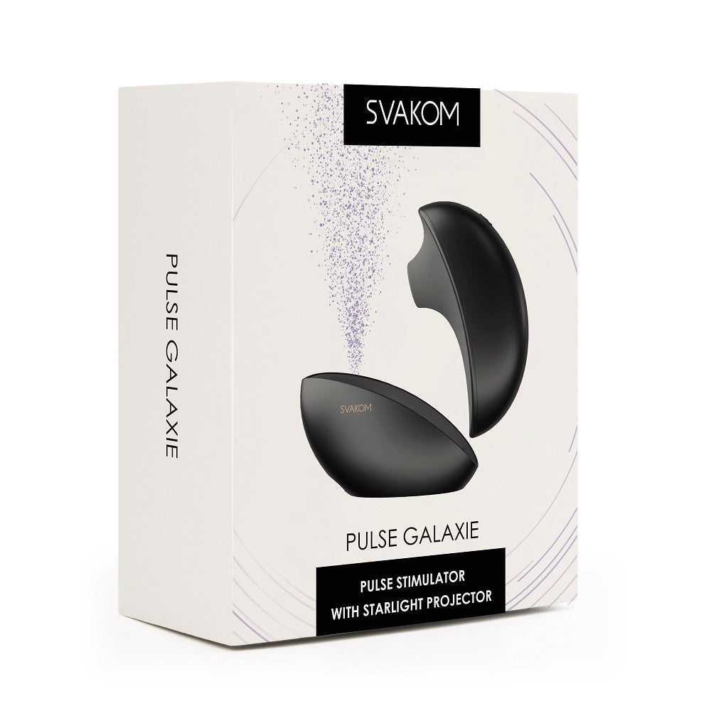 Svakom Galaxie Suction Vibrator with Mood Projector Midnight Black Svakom