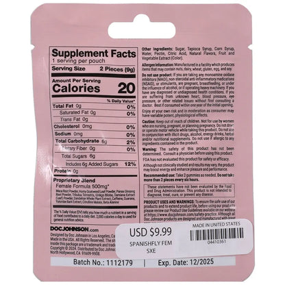 Spanish Fly Female Sex Gummies (2 pack) Doc Johnson