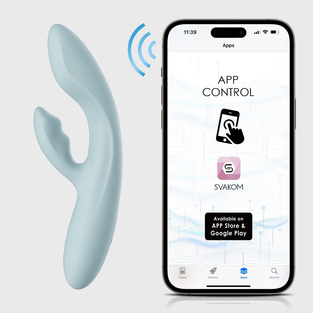 Svakom Chika App-Controlled Flexible Warming Rabbit Vibrator Svakom