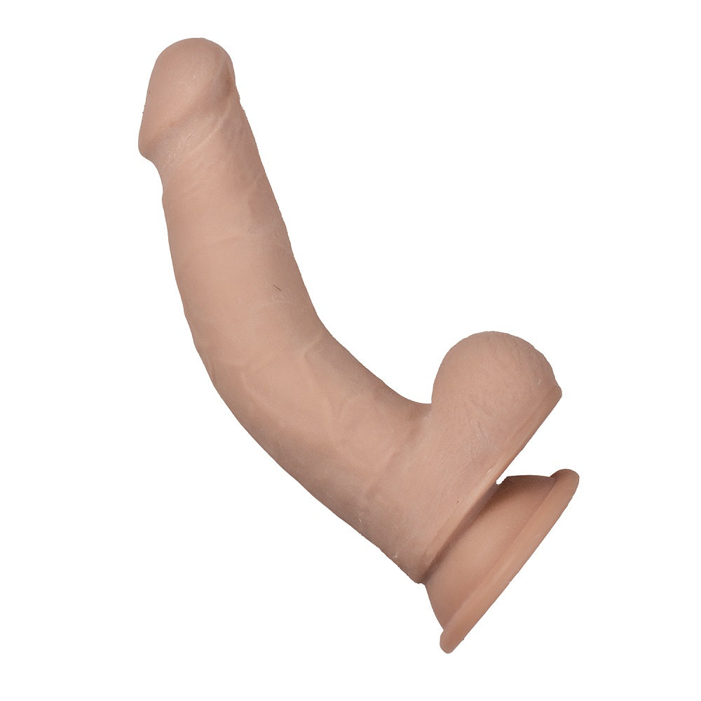 RealCocks Dual Layer Bendable Dildo 7.5 Inch Vanilla Nasstoys