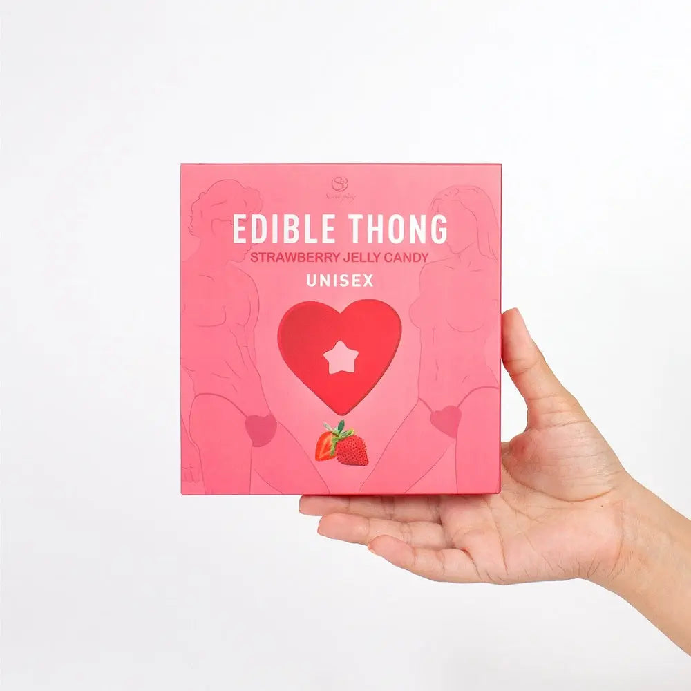 Edible Jelly Thong Strawberry Flavour Secret Play