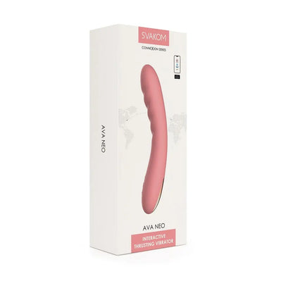 Svakom Ava Neo Interactive Thrusting Vibrator Pink Svakom