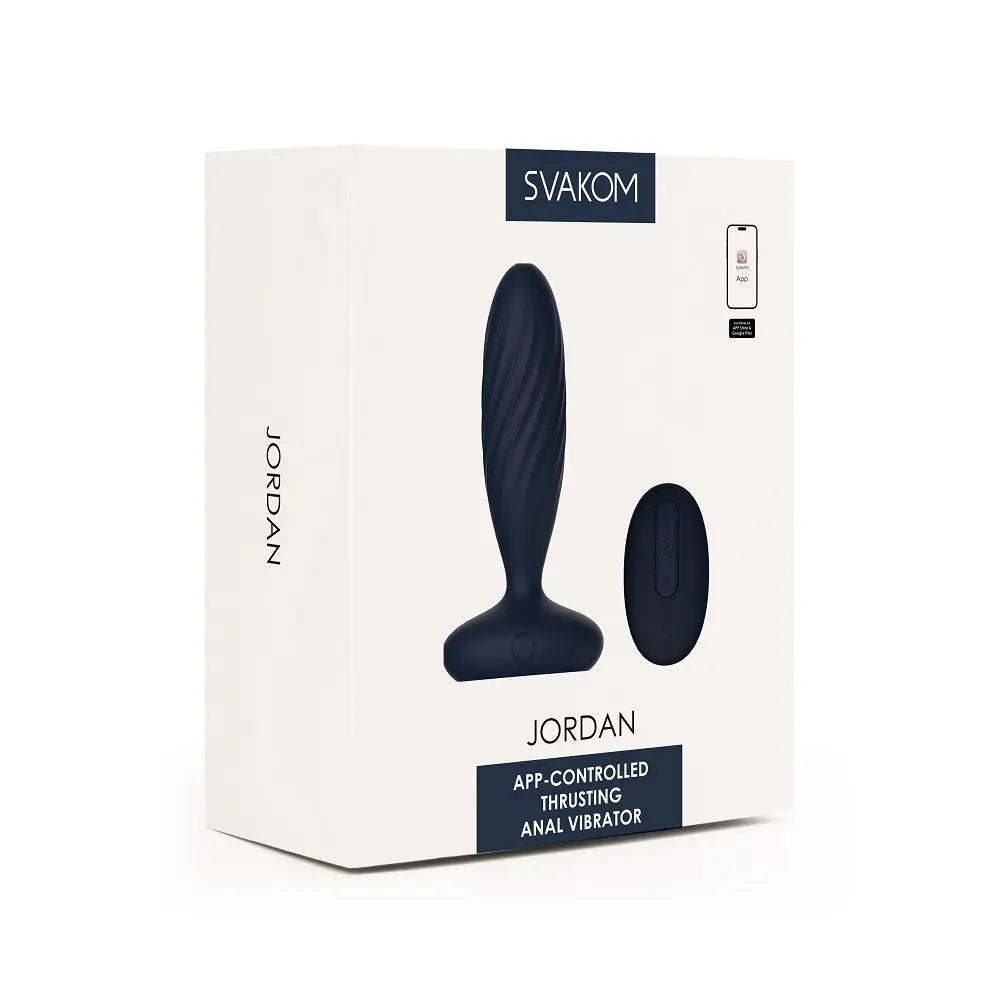 Svakom Jordan App-Controlled Thrusting Anal Vibrator Svakom