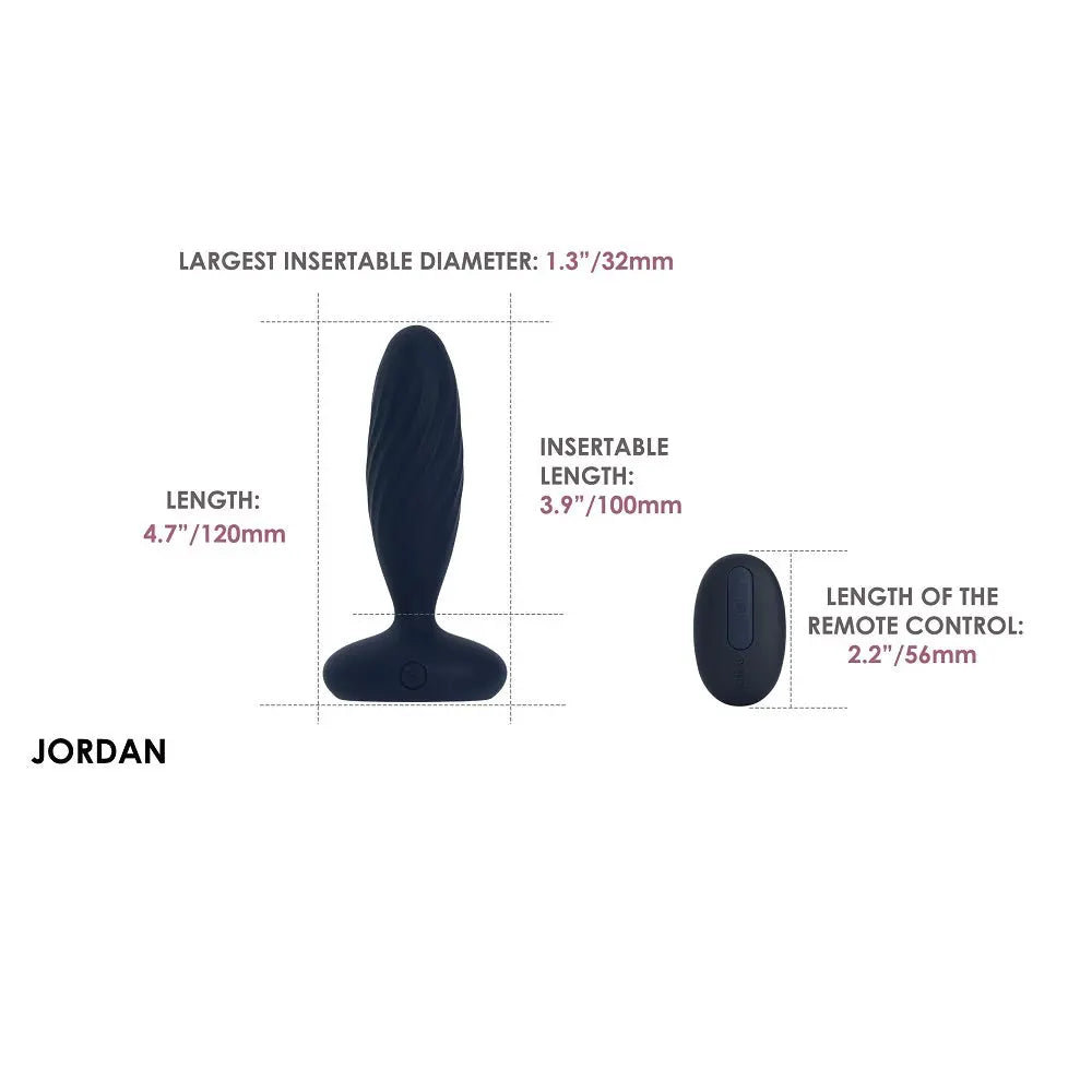 Svakom Jordan App-Controlled Thrusting Anal Vibrator Svakom