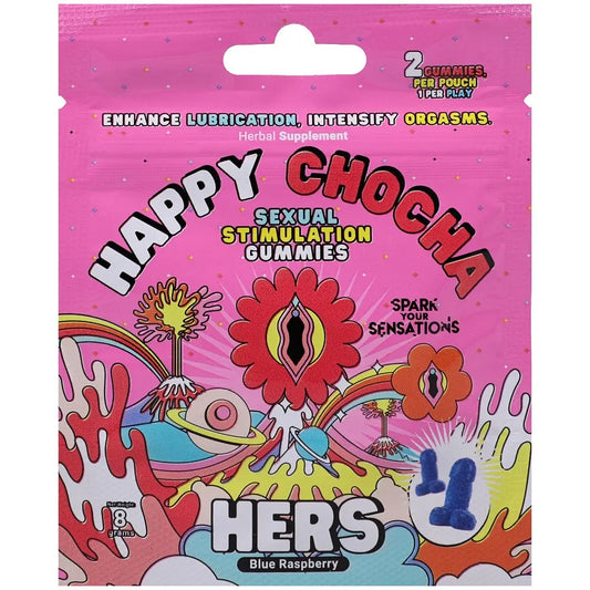 Happy Chocha (Hers) Sexual Stimulation Gummies (2 pack) Doc Johnson
