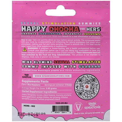 Happy Chocha (Hers) Sexual Stimulation Gummies (2 pack) Doc Johnson