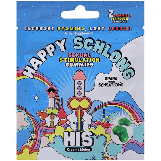 Happy Schlong (His) Sexual Stimulation Gummies (2 pack) Doc Johnson