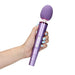 Rechargeable Wand Vibrator Metallic Purple Shots Toys