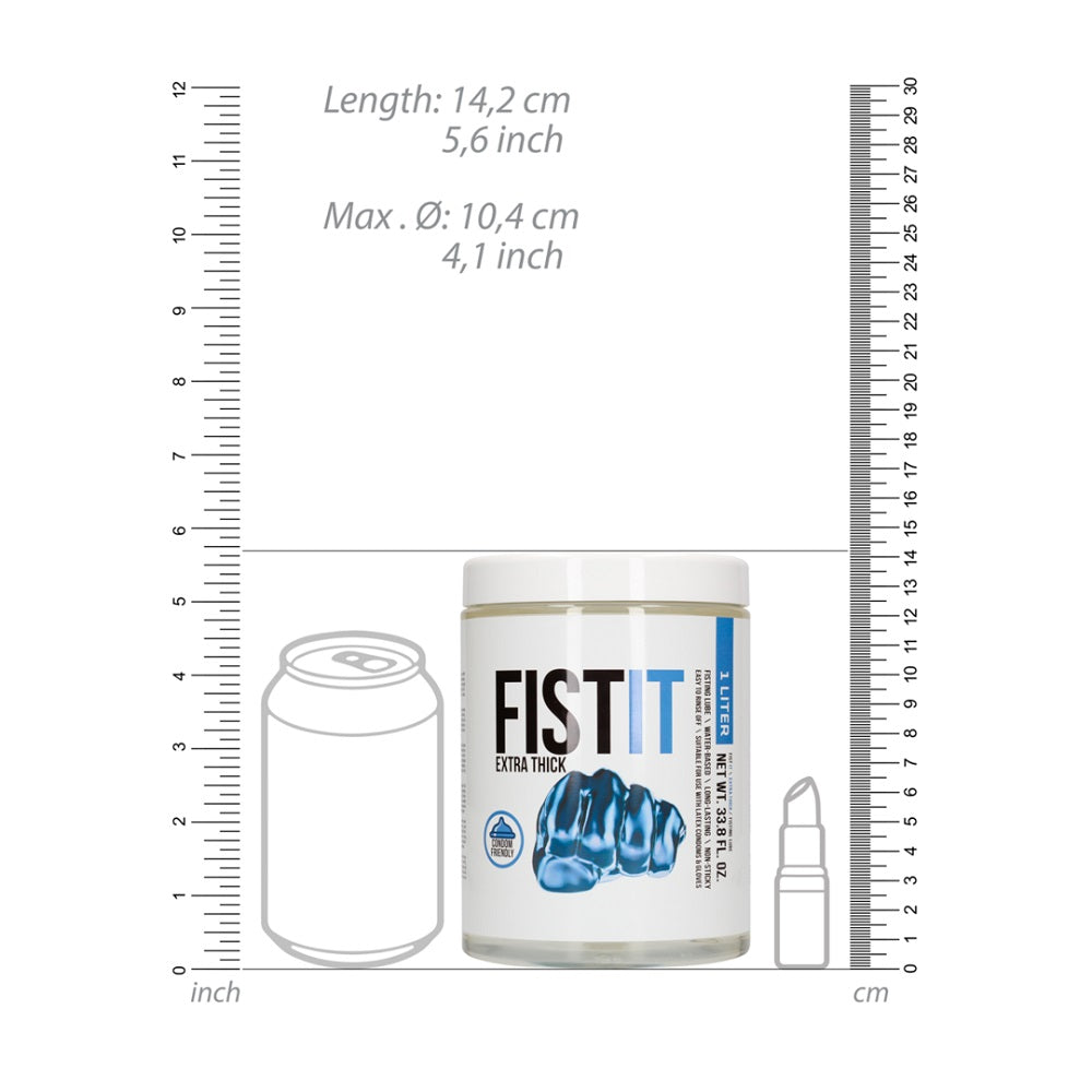 Fist It Extra Thick Anal Fisting Lubricant 1000ml Shots Toys