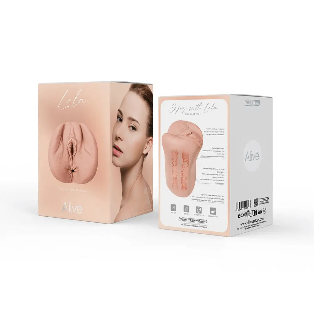 Alive Lola Super Realistic Masturbator Vagina and Ass Alive