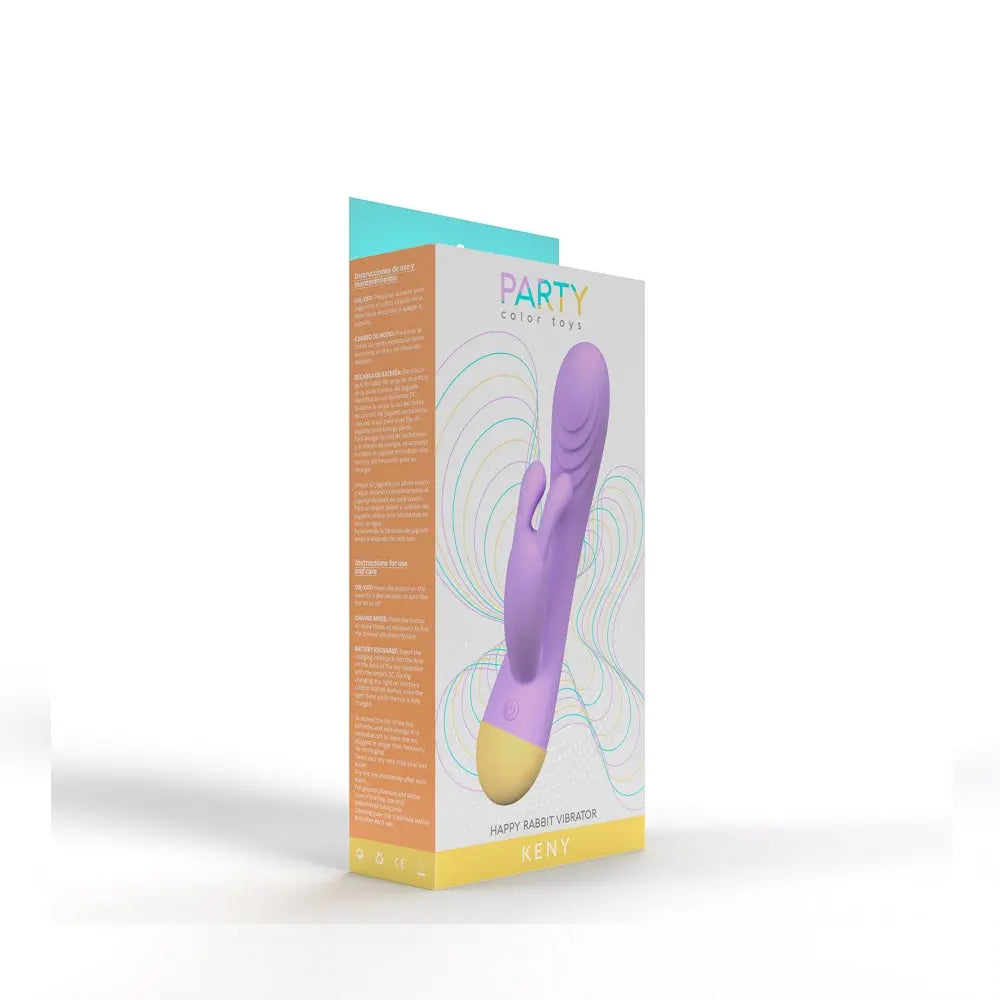 Party Color KENY Rabbit Vibrator Purple Party Color Toys