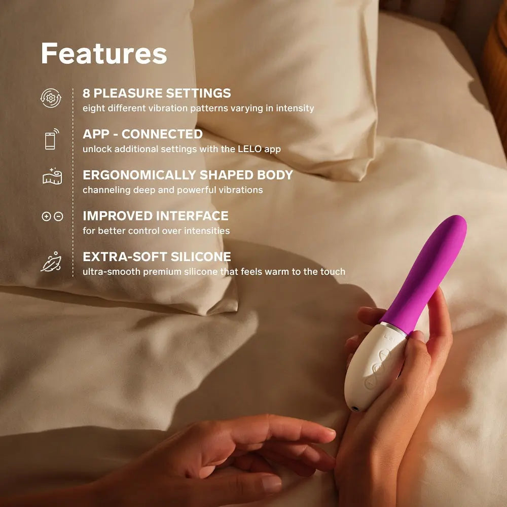 LELO LIV 3 App Controlled G-Spot Vibrator Deep Rose Lelo