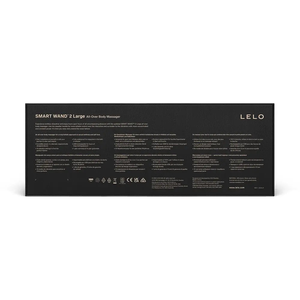 LELO Smart Wand 2 Large Aqua LELO