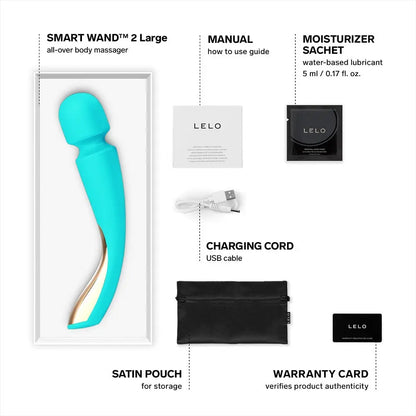 LELO Smart Wand 2 Large Aqua LELO