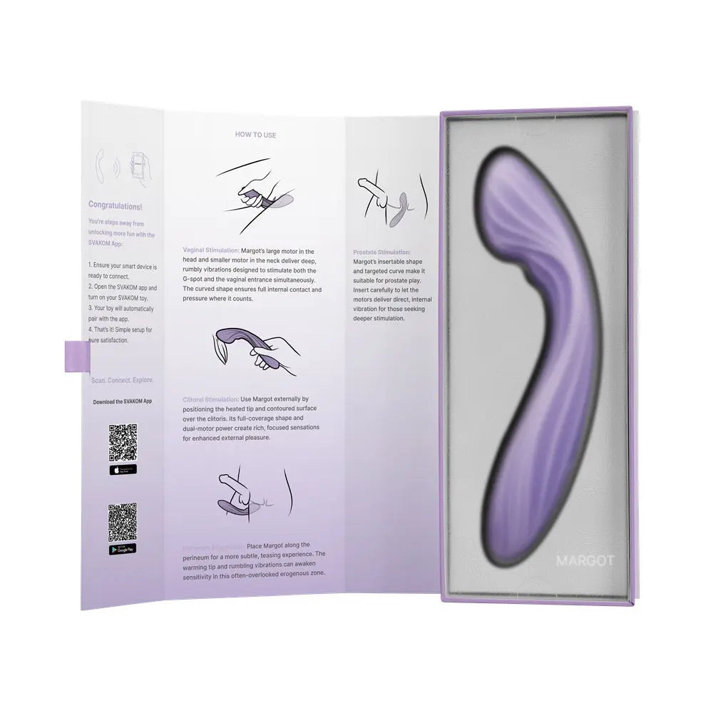 Svakom Margot G-Spot Vibrator Lilac Svakom