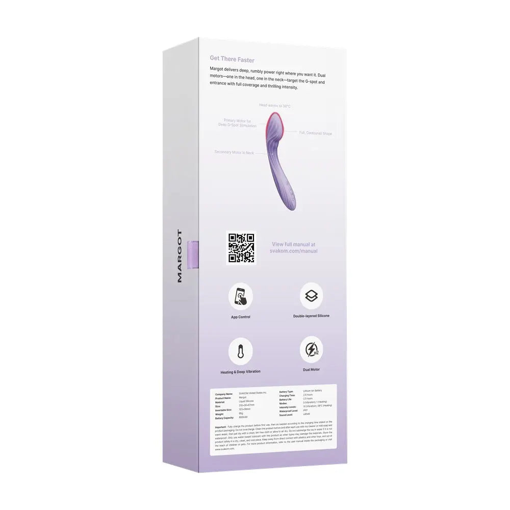 Svakom Margot G-Spot Vibrator Lilac Svakom
