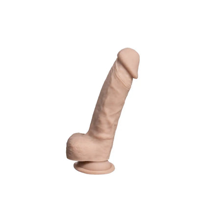 SilexD Real Skin 8 inch Silicone Dildo with Balls SilexD