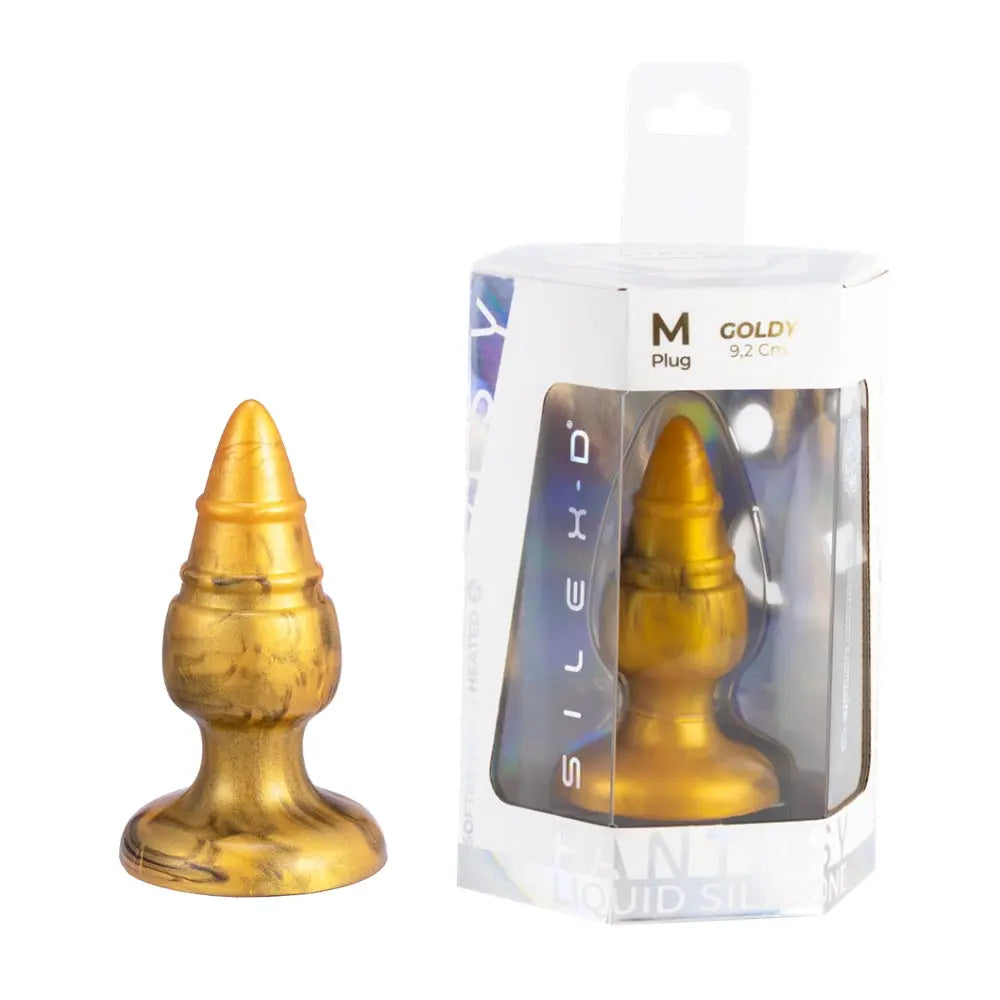SilexD Fantasy Collection Goldy Butt Plug Medium Silexd