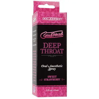 Doc Johnson Good Head Deep Throat Spray Sweet Strawberry Doc Johnson