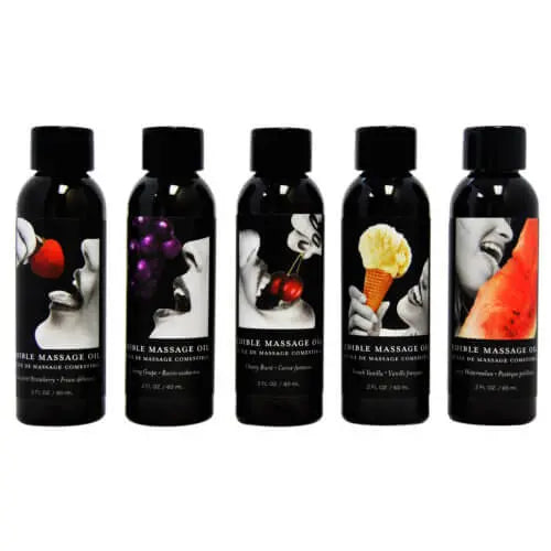 Earthly Body Edible Massage Oil 2oz - Vanilla Earthly Body