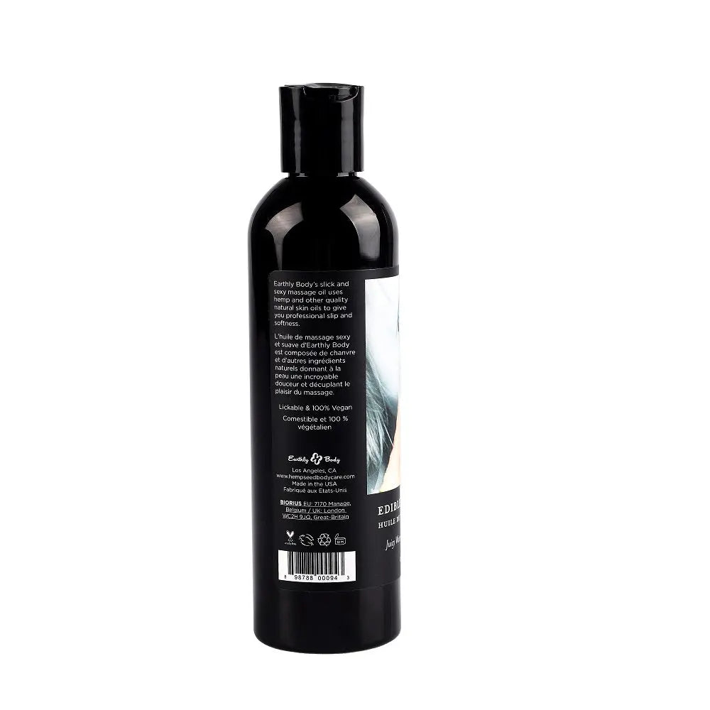 Earthly Body Edible Massage Oil - Vanilla Earthly Body