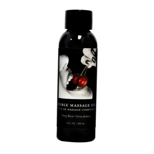 Earthly Body Edible Massage Oil 2oz - Vanilla Earthly Body