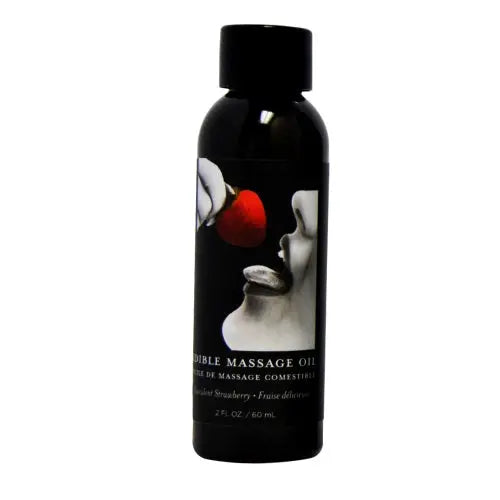 Earthly Body Edible Massage Oil 2oz - Vanilla Earthly Body