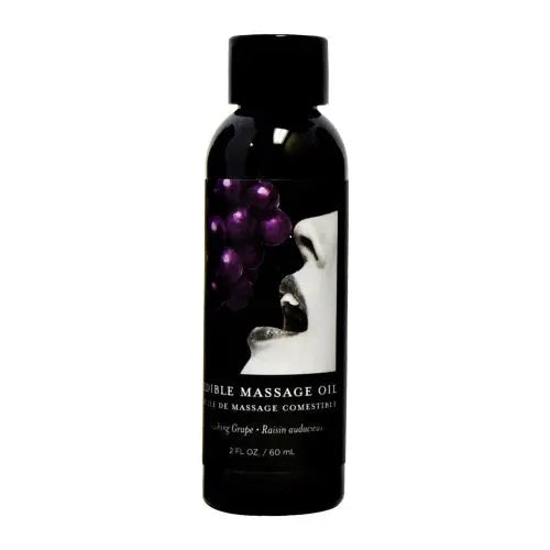 Earthly Body Edible Massage Oil 2oz - Vanilla Earthly Body