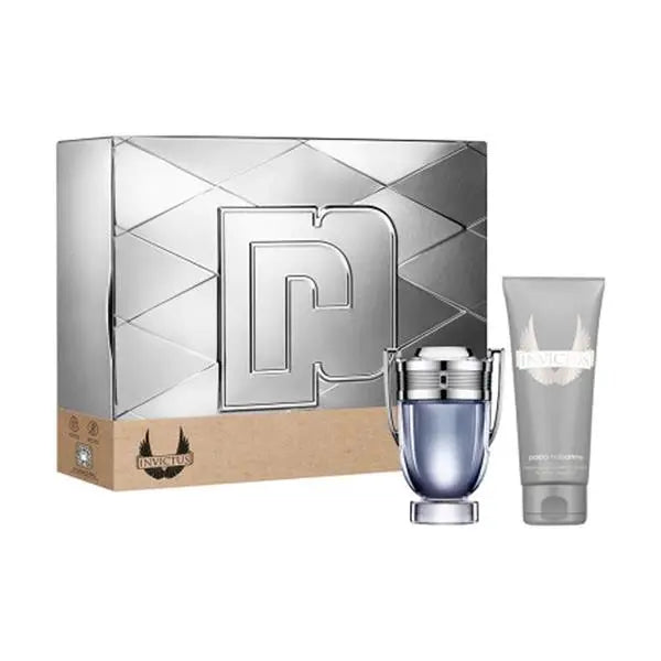 Paco Rabanne Invictus 2 Piece Gift Set Eau de Toilette 100ml + Shower Gel 100ml Paco Rabanne