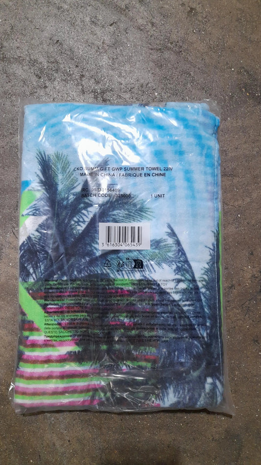 Calvin Klein One Summer Daze Beach Towel 70cm x 150cm Family Pack of 4 Calvin Klein