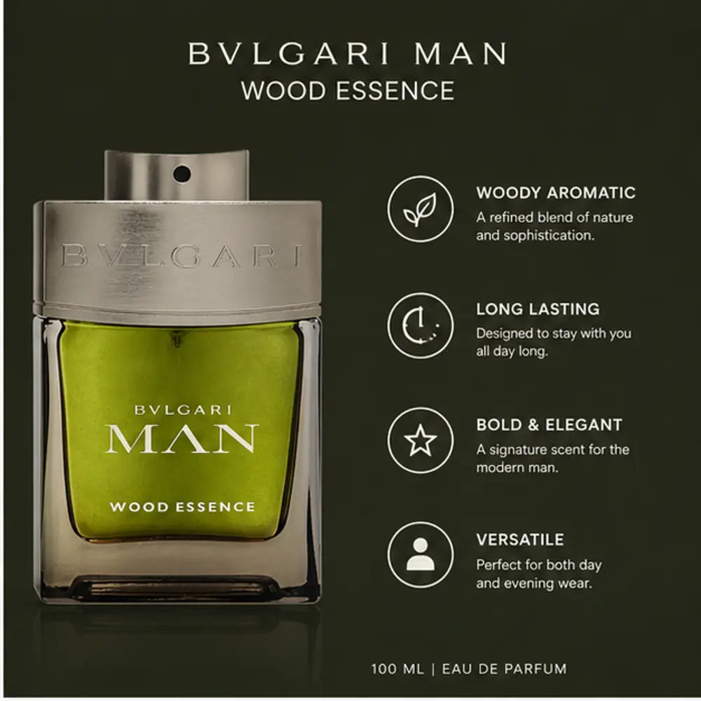 Bvlgari Man Wood Essence Eau de Parfum Spray 60ml Bvlgari