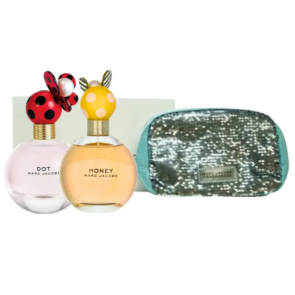 Marc Jacobs Honey 100ml + Dot 100ml + Cosmetics Pouch for £49.99 Marc Jacobs
