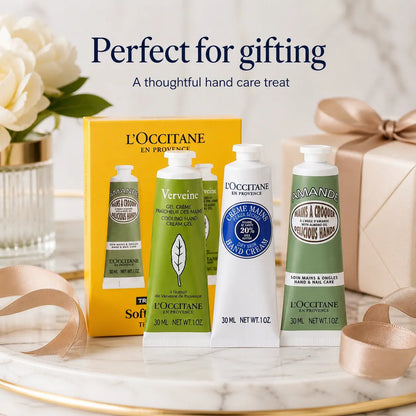L'Occitane Soft Hands Trio 3 x 30ml -  Shea Butter + Almond + Verbena L'Occitane