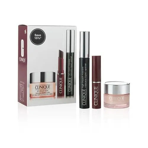 Clinique Gift Set Eye Cream 15ml + Mascara 7ml + Lipstick 1.2g CRM