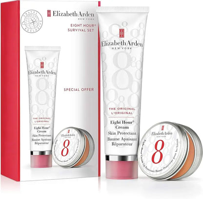 Elizabeth Arden Eight Hour Cream Survival Set Skin Protectant 50ml + Lip Balm 13ml Elizabeth Arden