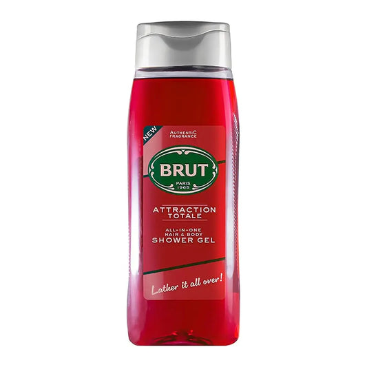 Brut Attraction Totale Hair & Body Shower Gel 500ml Brut